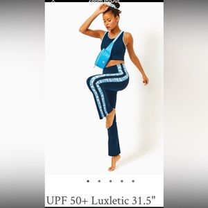 Lilly Pulitzer Pant Leggings S NWT $118 Carpe Vita Luxleggings SPF